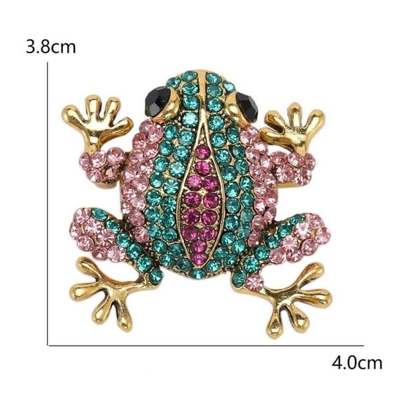 Super Cute Frog Brooch - Picture 3 of 4